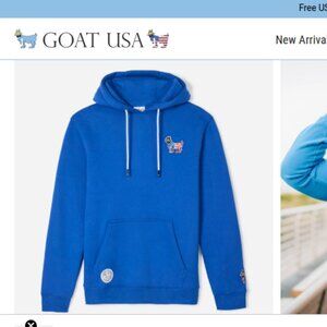 GOAT Hooded Sweatshirt- Gently used